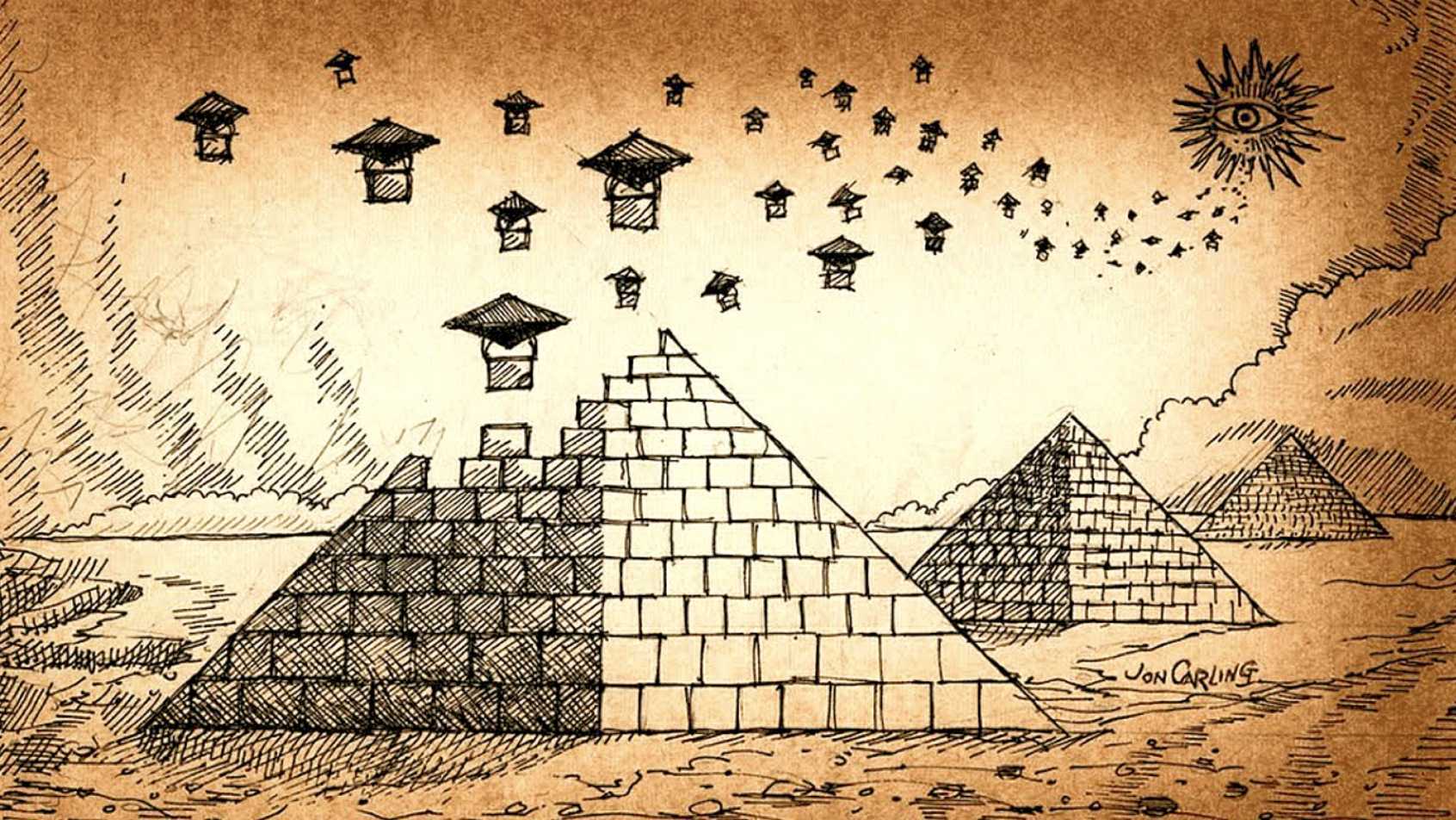 Construcción de pirámides